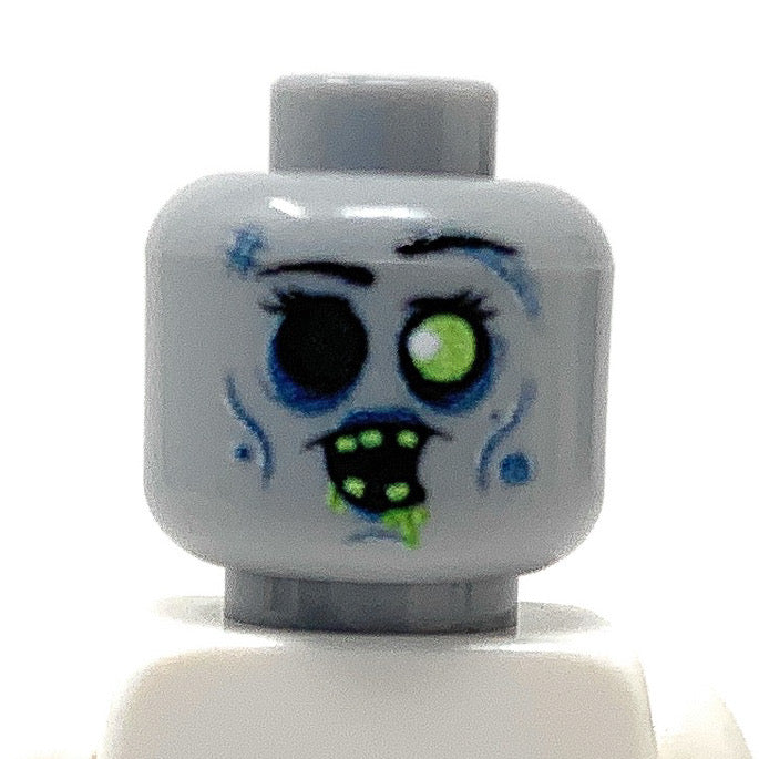 B3 Customs® Zombie #1 Minifig Head B3 Customs