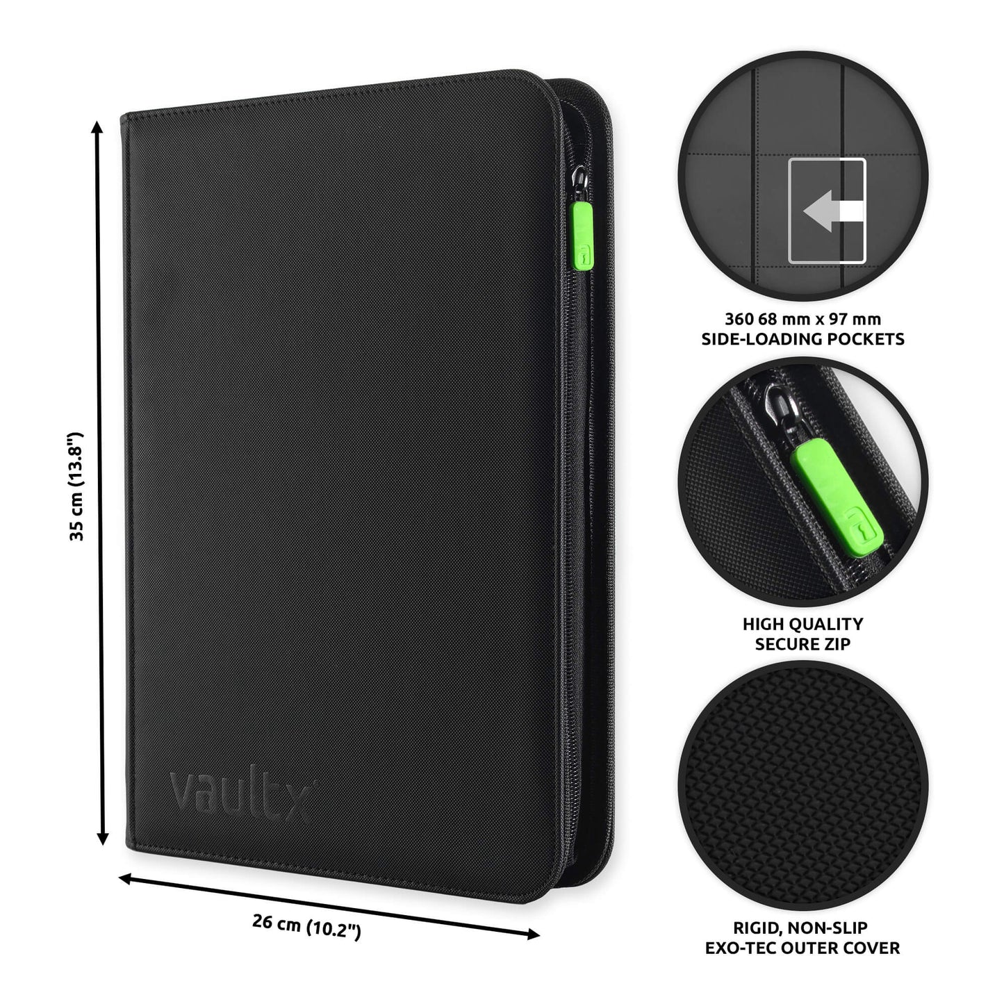 Vault X Premium Exo-Tec Zip Binder - 9 Pocket Spoils and Loot