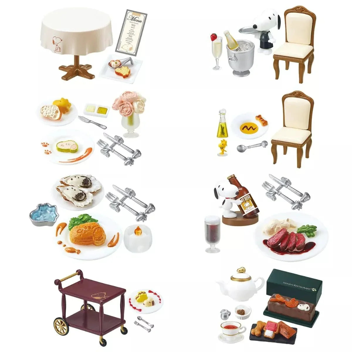 Snoopy's Restaurant Blind Box - Official Re-ment Peanuts Miniature Collection Super Anime Store