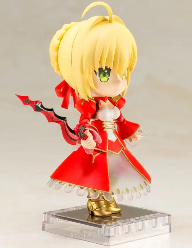 Kotobukiya Cu-poche Fate/Extra Last Encore Saber Nero Claudius Posable Figure Super Anime Store