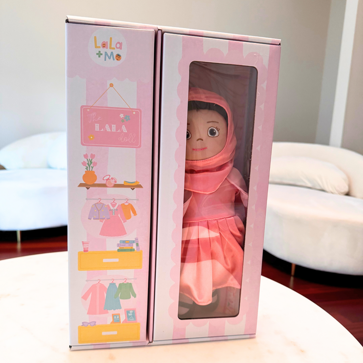 The Lala Doll + 4 Outfits + Prayer Rug | My First Hijabi, Muslim Doll Lala + Mo