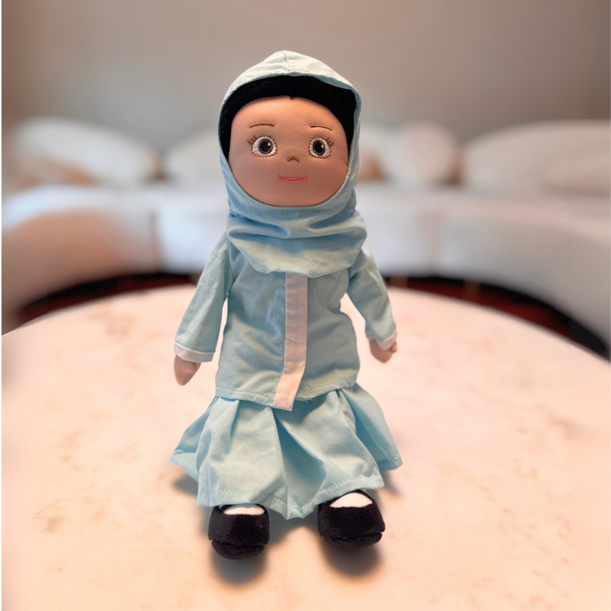 The Lala Doll + 4 Outfits + Prayer Rug | My First Hijabi, Muslim Doll Lala + Mo