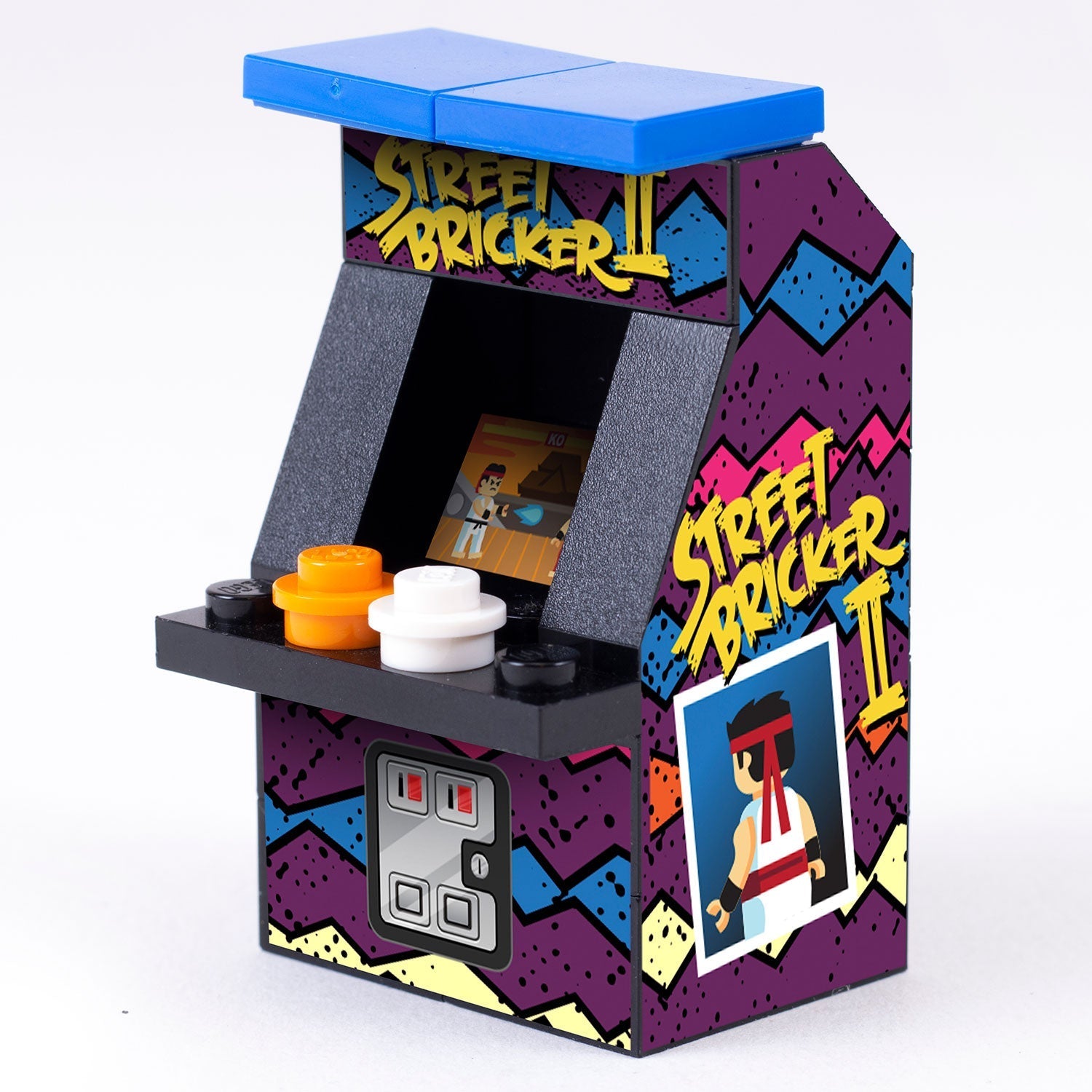 Street Bricker II - B3 Customs Arcade Machine made using LEGO parts B3 Customs