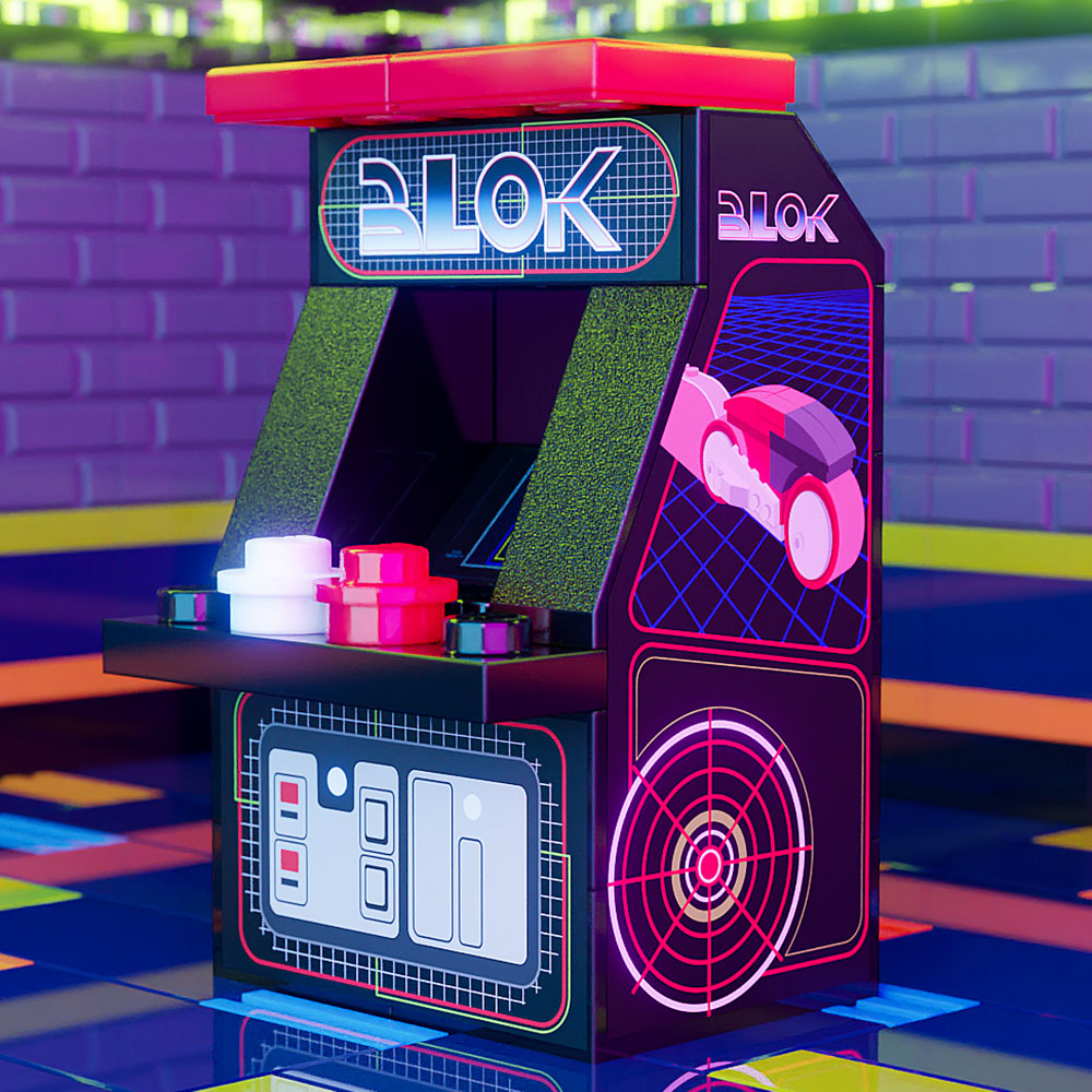 Custom BLOK (1982 Edition) Classic Arcade Machine B3 Customs