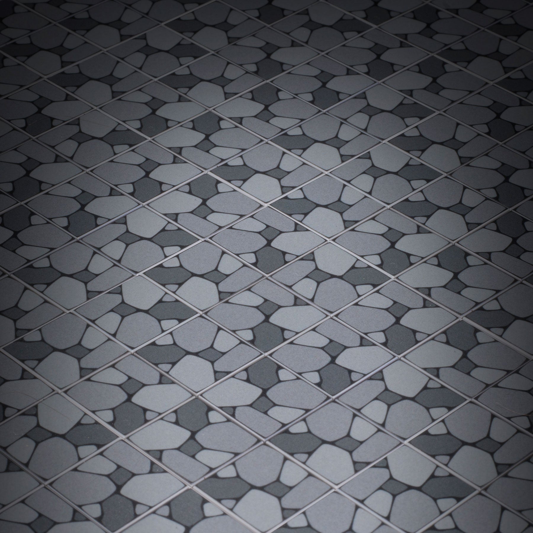 Cobblestone Flooring - Custom Printed 2x2 Tile made using LEGO part B3 Customs