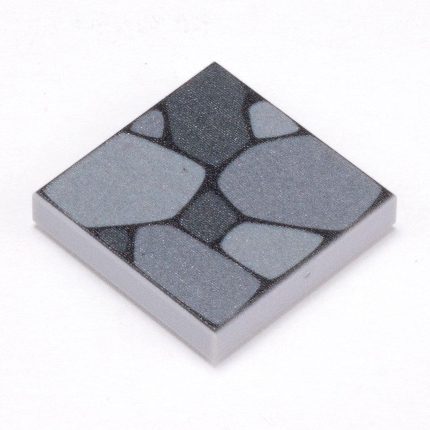 Cobblestone Flooring - Custom Printed 2x2 Tile made using LEGO part B3 Customs