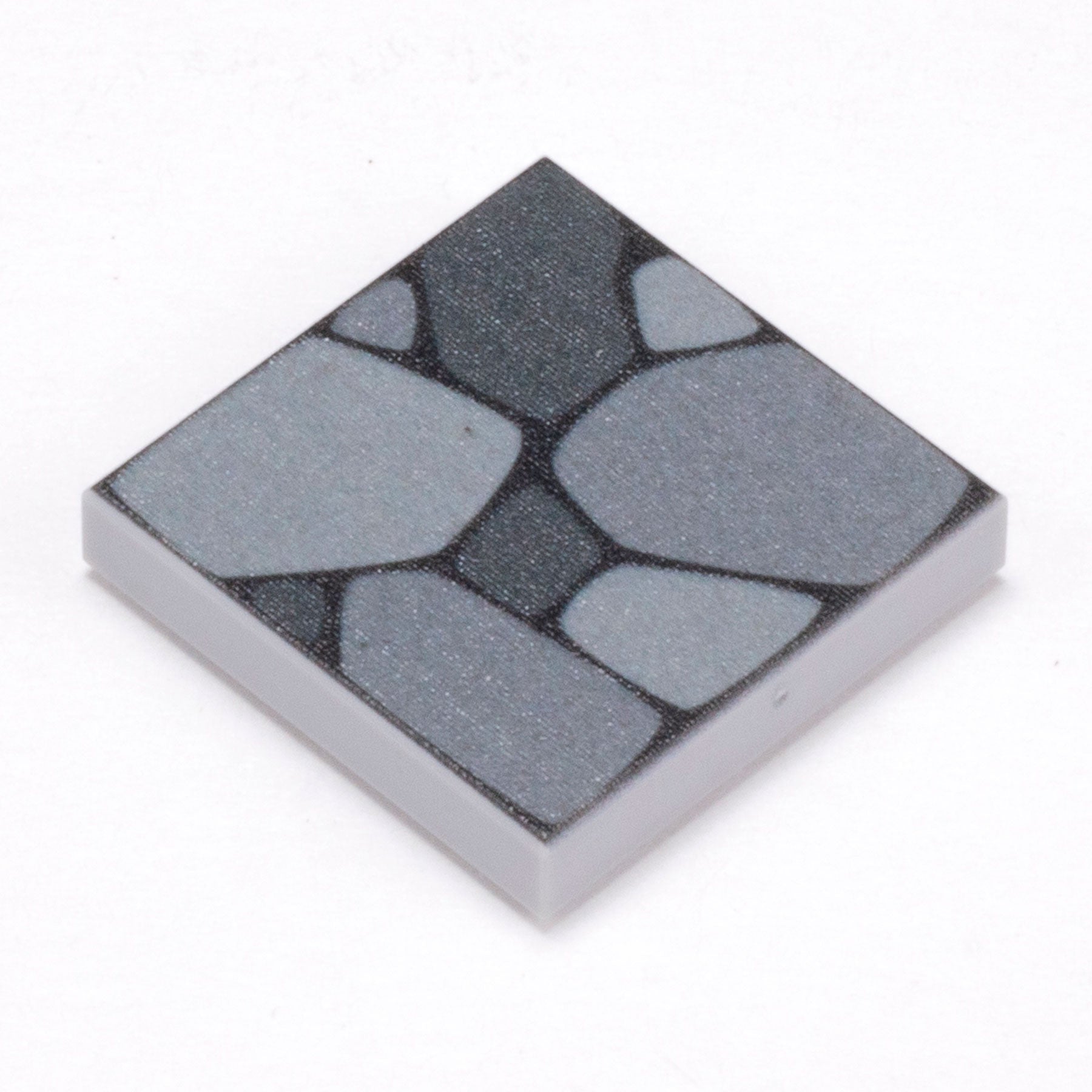 Cobblestone Flooring - Custom Printed 2x2 Tile made using LEGO part B3 Customs
