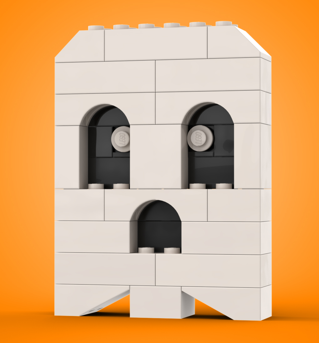 Halloween Ghost - B3 Customs Set made using LEGO parts B3 Customs