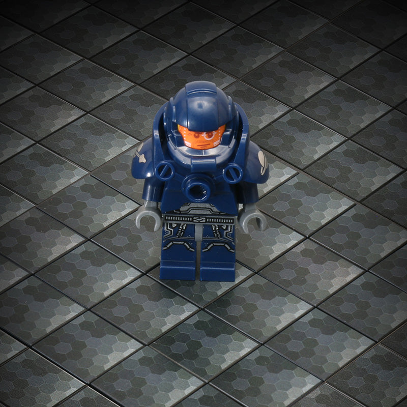 Black Shades HEX Flooring - Custom Printed 2x2 Tile B3 Customs