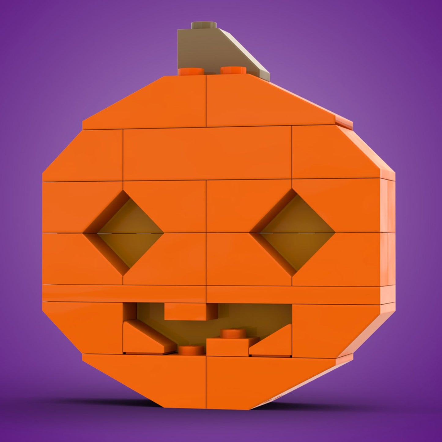 Halloween Jack-O'-Lantern B3 Customs Set made using LEGO parts B3 Customs