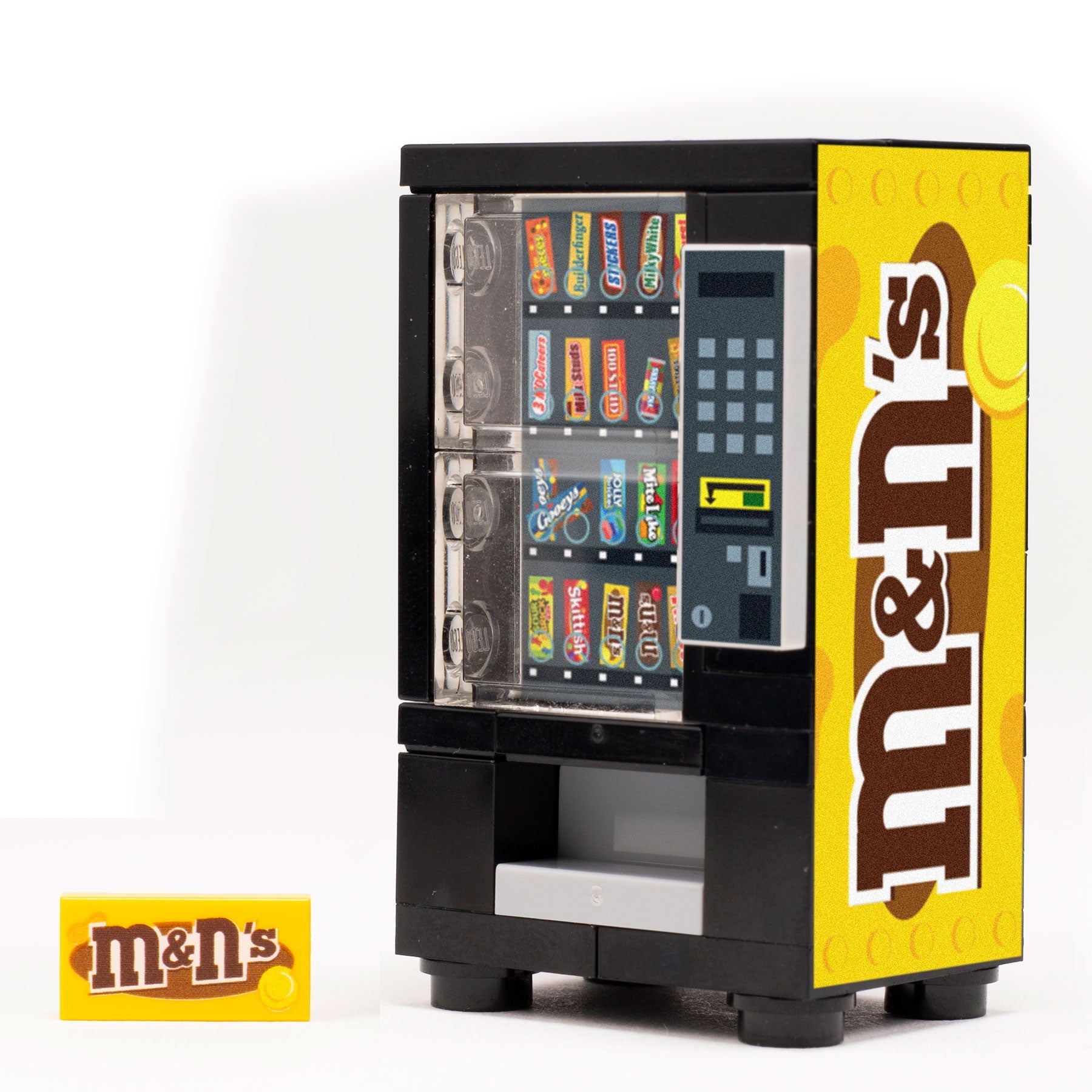 M&Ns (Peanut) Candy Vending Machine made using LEGO parts - B3 Customs B3 Customs