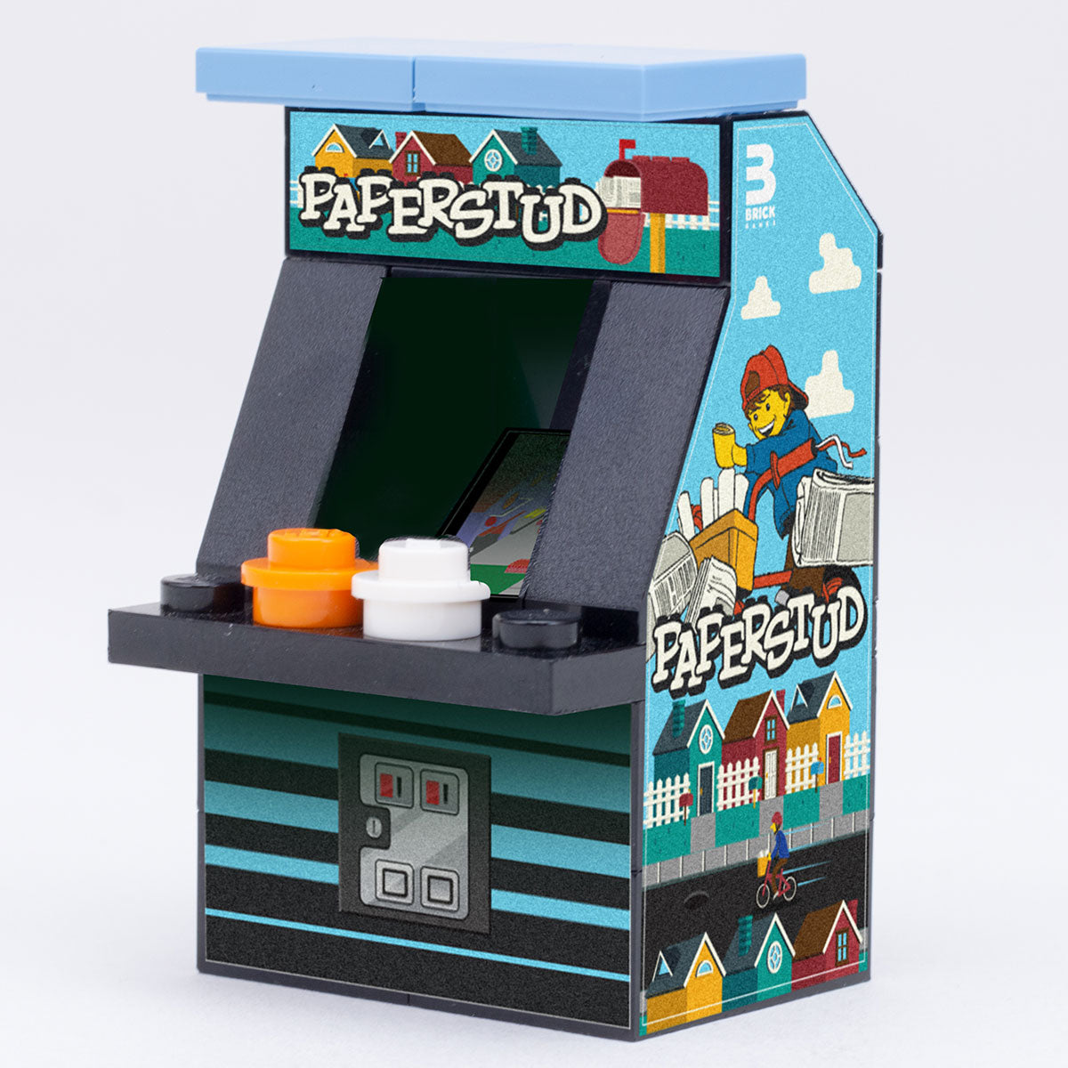 Paper Stud - B3 Customs Arcade Machine made using LEGO parts B3 Customs