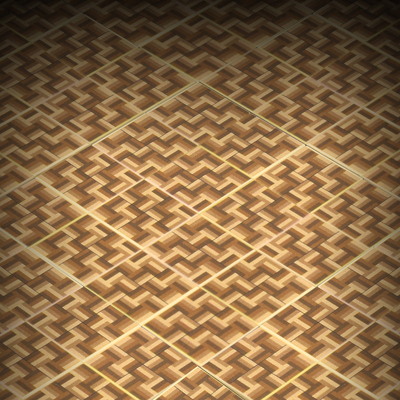 Parquet Flooring - B3 Customs Printed 2x2 Tile B3 Customs