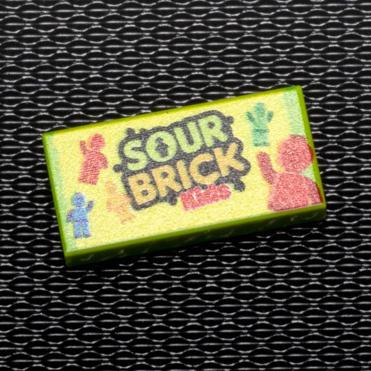 Sour Brick Kids - Custom Printed 1x2 Tile B3 Customs