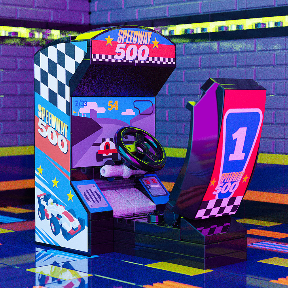 Speedway 500 - B3 Customs Arcade Racing Game B3 Customs