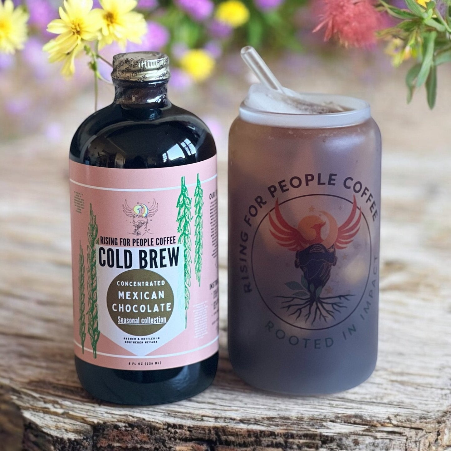 Limited Edition Mexican Chocolate Cold Brew Concentrate Coffee — Light Roast Whole Bean Coffee