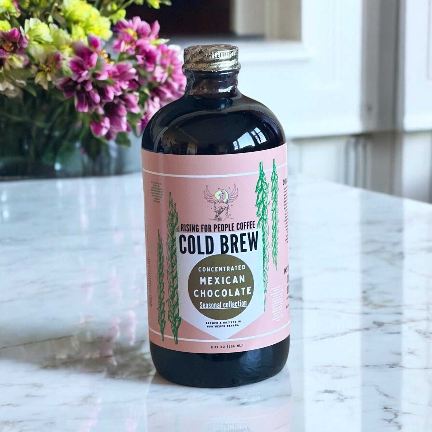 Limited Edition Mexican Chocolate Cold Brew Concentrate Coffee — Light Roast Whole Bean Coffee