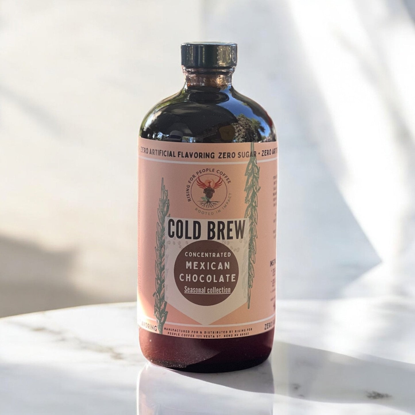 Limited Edition Mexican Chocolate Cold Brew Concentrate Coffee — Light Roast Whole Bean Coffee