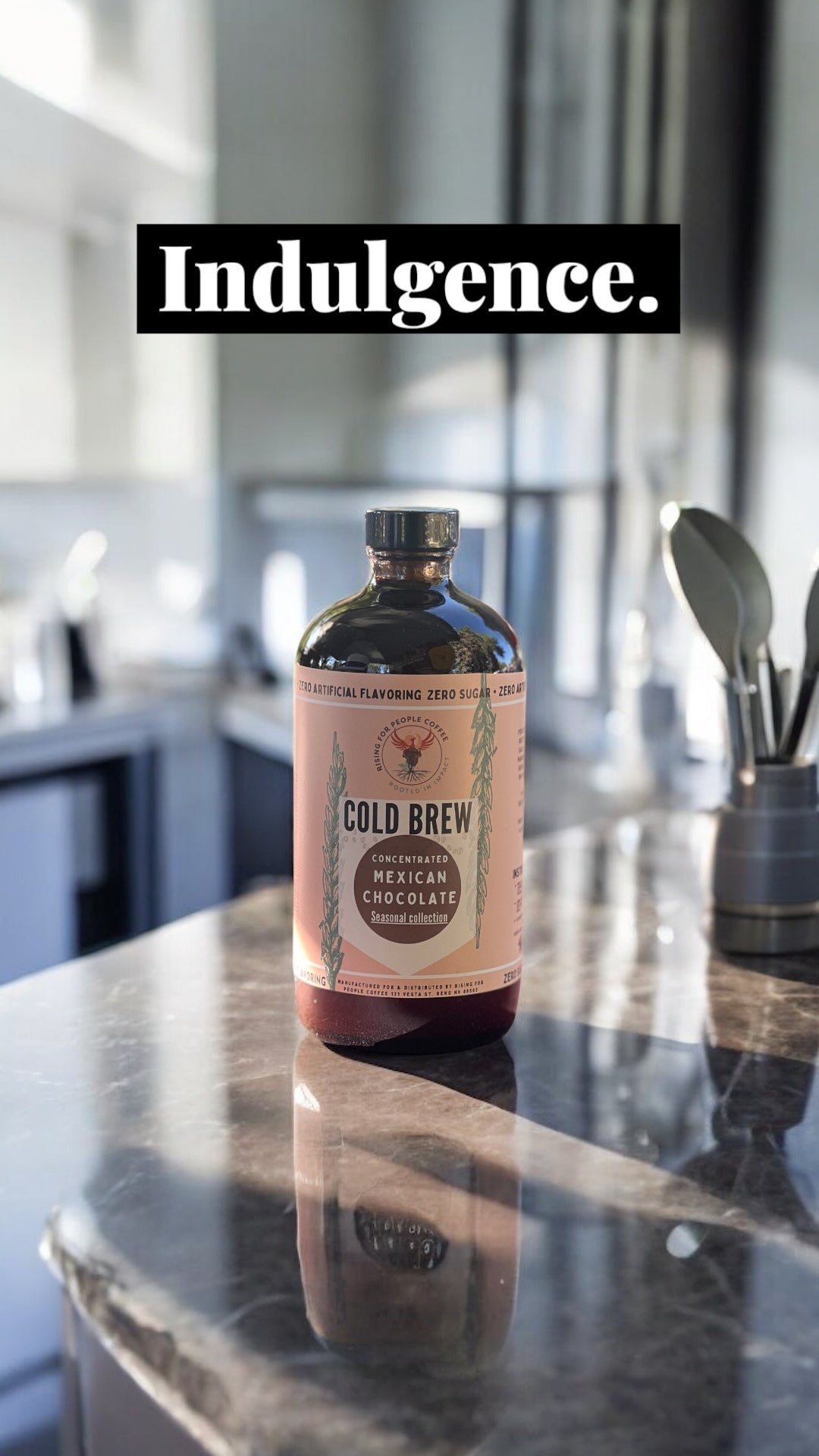 Limited Edition Mexican Chocolate Cold Brew Concentrate Coffee — Light Roast Whole Bean Coffee