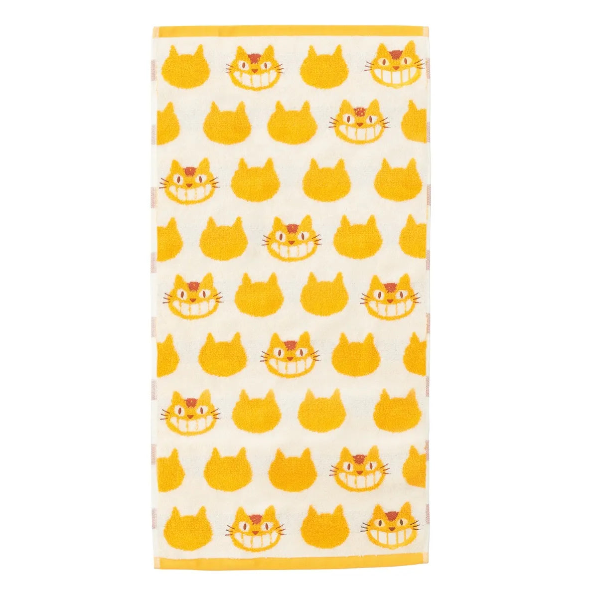 My Neighbor Totoro Catbus Big Bath Towel Yellow and White Super Anime Store