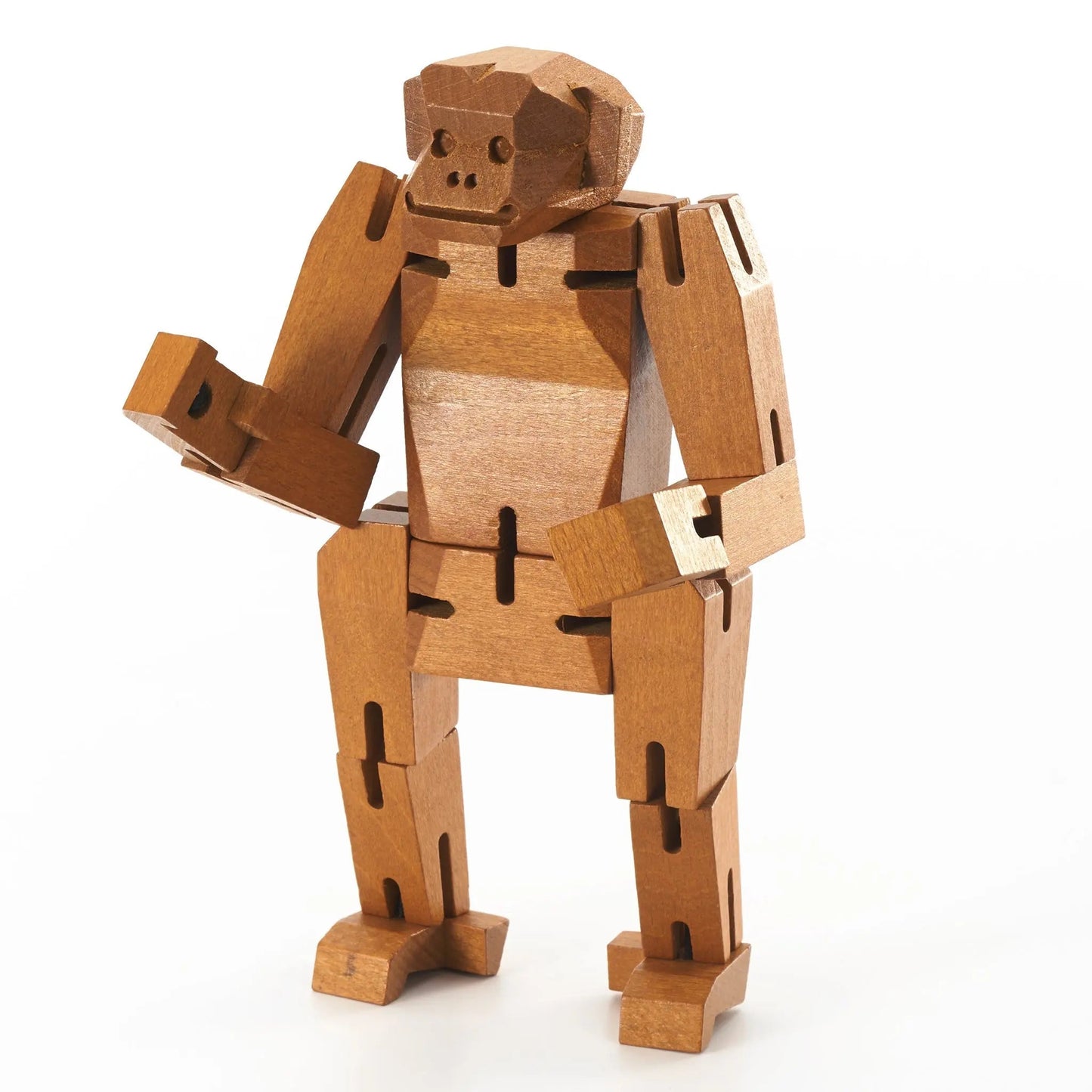 Modern Wooden Monkey Decor – Interactive Puzzle & Art Piece