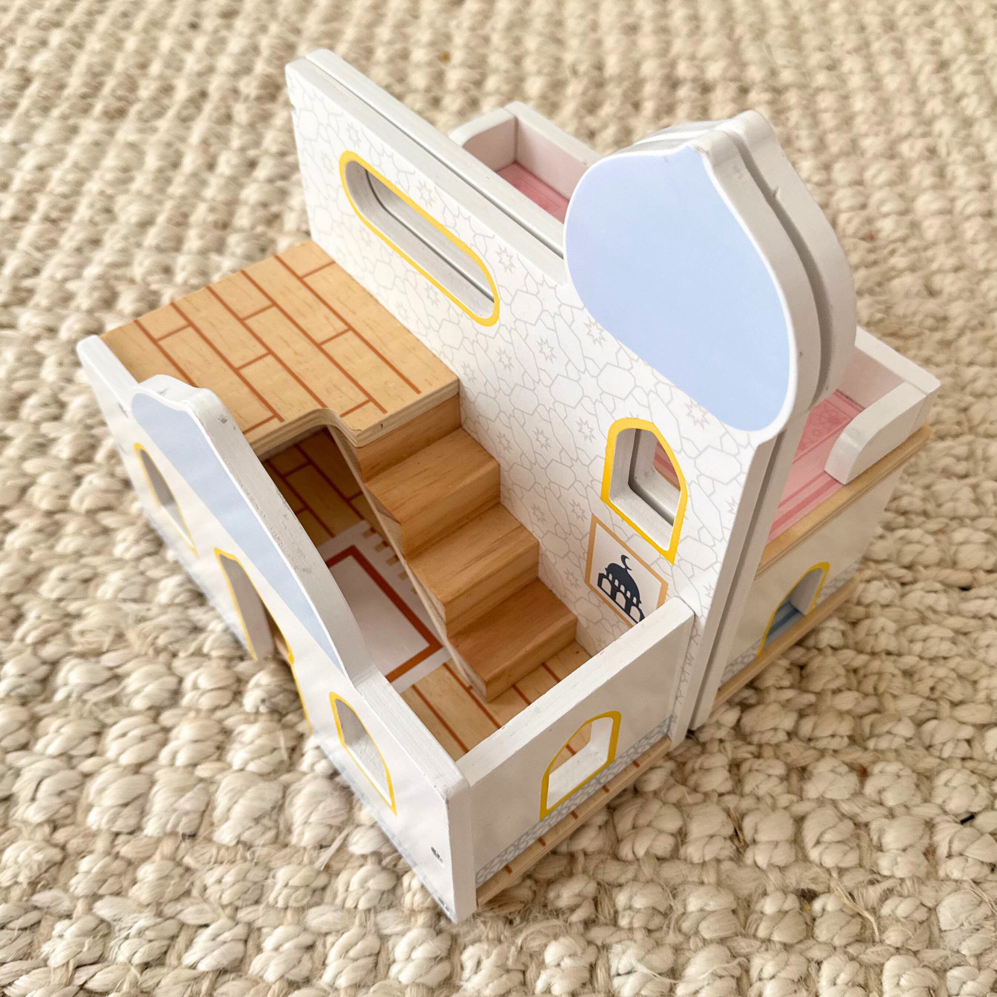 Masjid Playhouse by Puzzle Planet: Islamic Dollhouse for Kids - Educational Toy