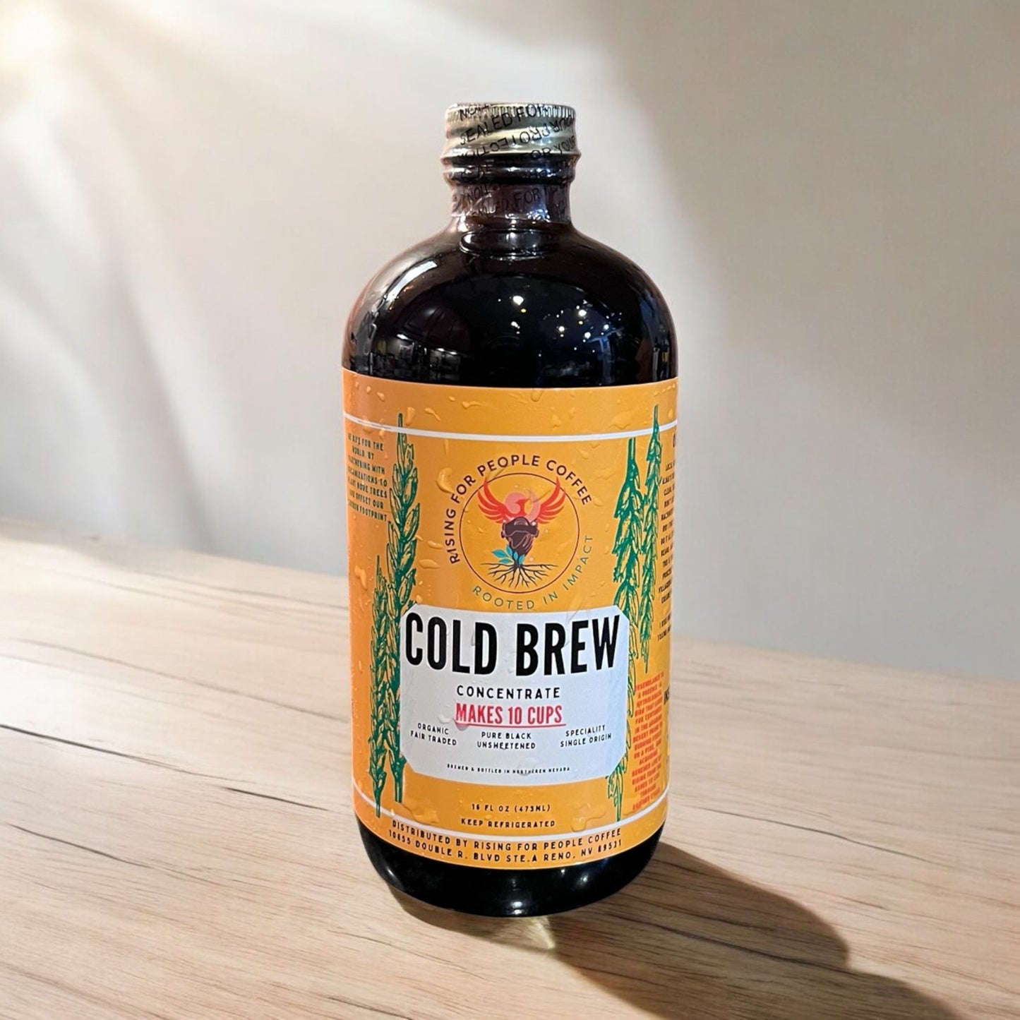 Original Concentrated Cold Brew Coffee — Medium-Dark Roast Whole Bean Coffee