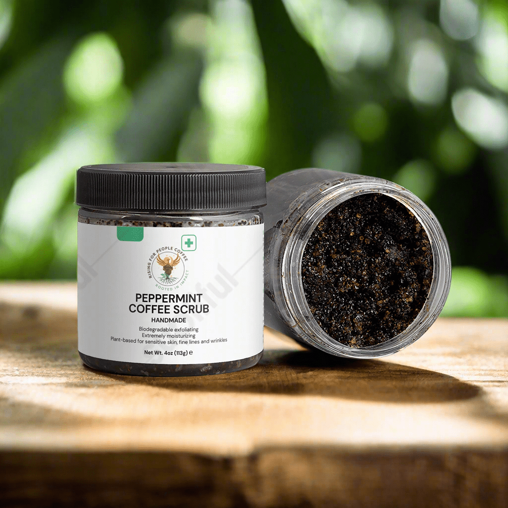 Peppermint Coffee Scrub — Whole Bean Coffee