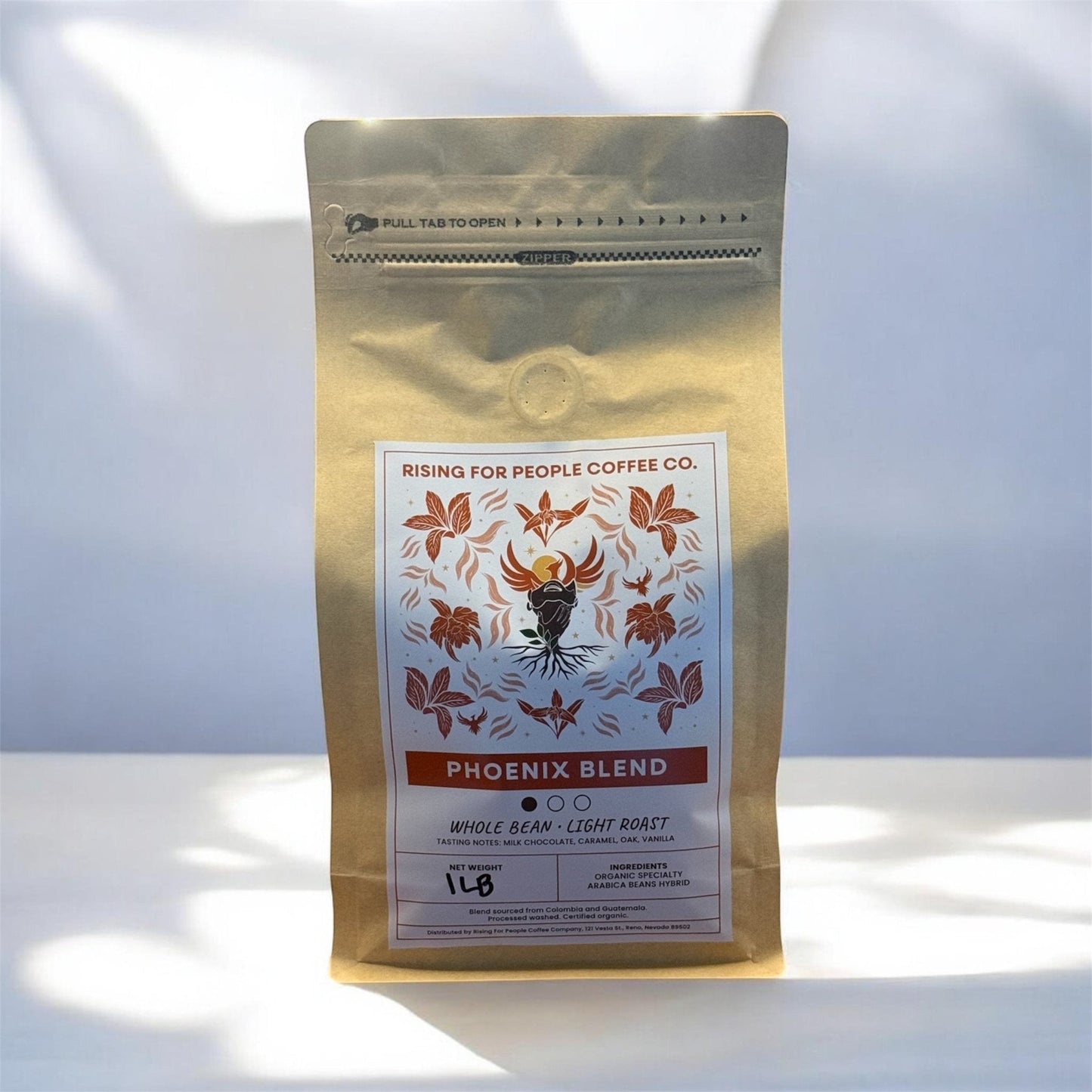 Phoenix Blend Light Roast — Whole Bean Coffee