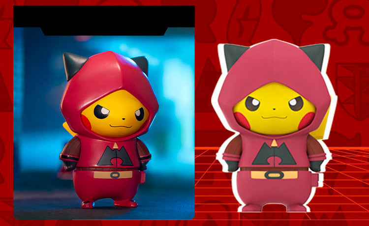 Pokemon Pikachu Villain Costume Series Figurine (Random) Spoils and Loot