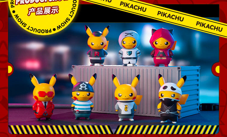 Pokemon Pikachu Villain Costume Series Figurine (Random) Spoils and Loot