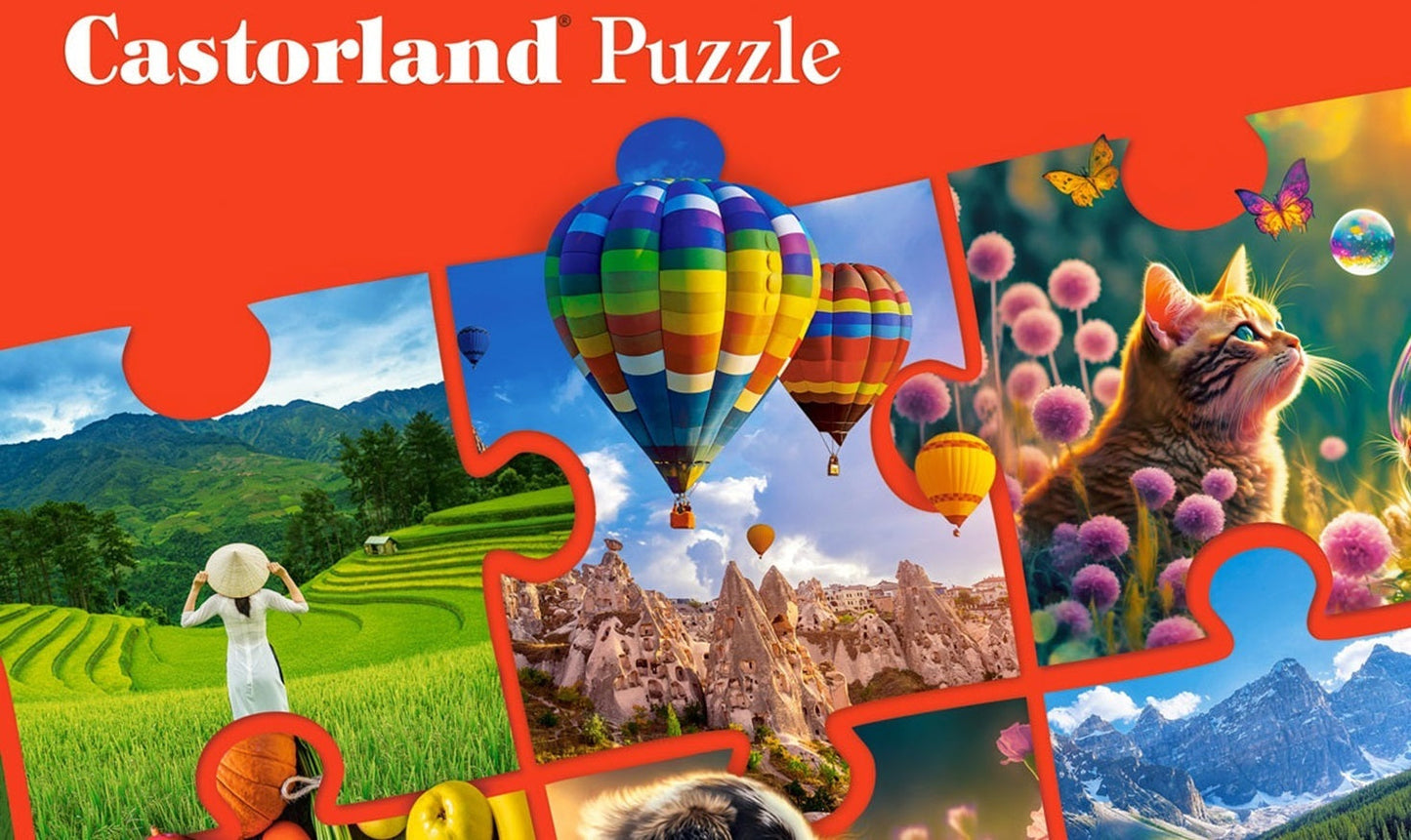 1000 Piece Jigsaw Puzzle, Sailor's House, Romantic puzzles, Ocean view, Adult Puzzle, Castorland C-105090-2 Bridge Toys - Premium Jigsaw Puzzles