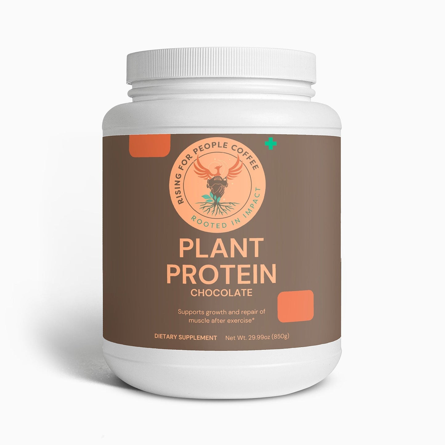 Plant Protein (Chocolate) — Whole Bean Coffee