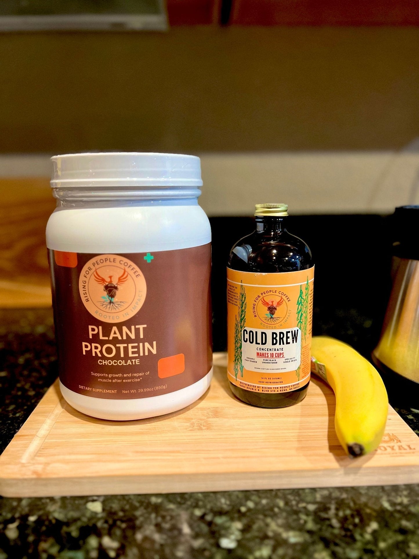 Plant Protein (Chocolate) — Whole Bean Coffee