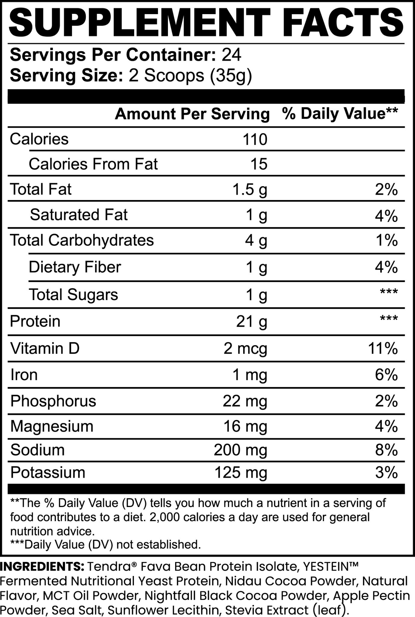 Plant Protein (Chocolate) — Whole Bean Coffee