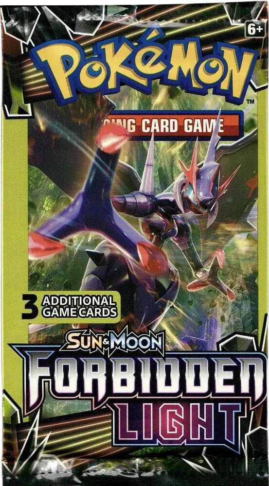 Sun & Moon: Forbidden Light - 3-Card Booster Pack Trading Card World