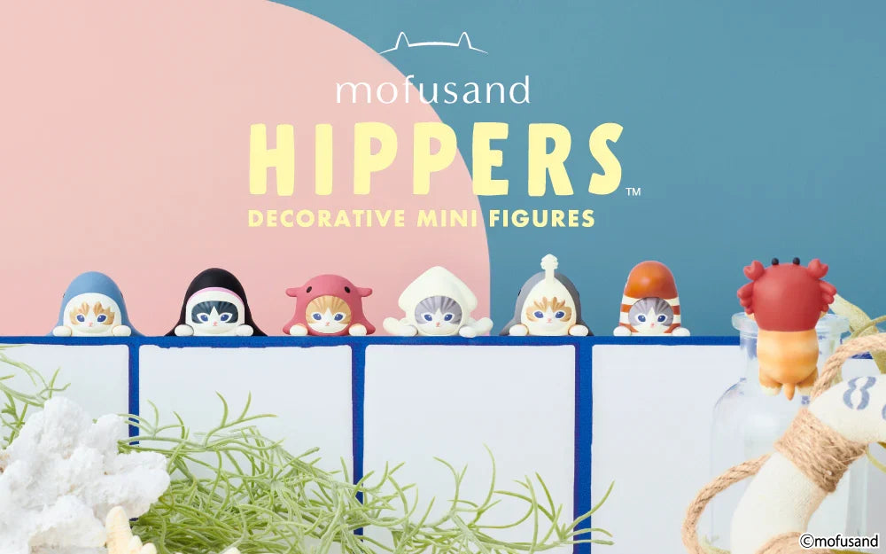 HIPPERS Mofusand Blind Box - Official Japanese Cat Collectible Figure Super Anime Store