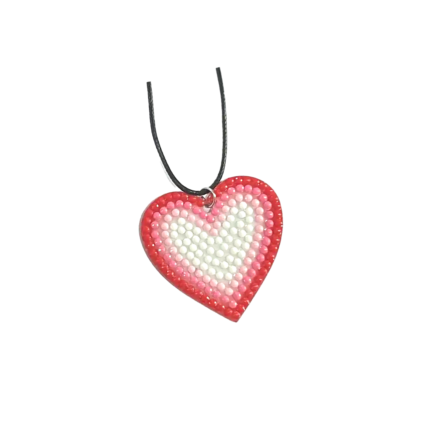 Diamond Art Heart Necklace