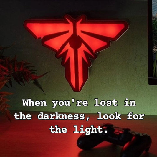Last of Us Firefly Logo lamp Moliner Games
