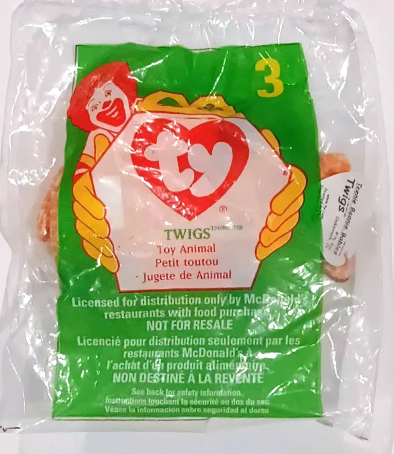 McDonald's Beanie Baby toy - Twigs (Bagged) burriscomics