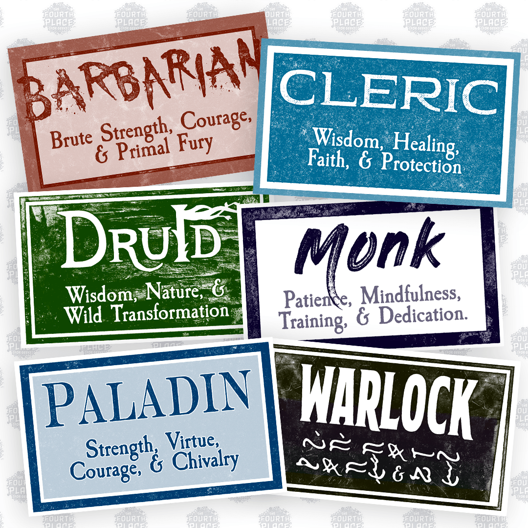 RPG Class Stickers (Vol. 2) The Fourth Place