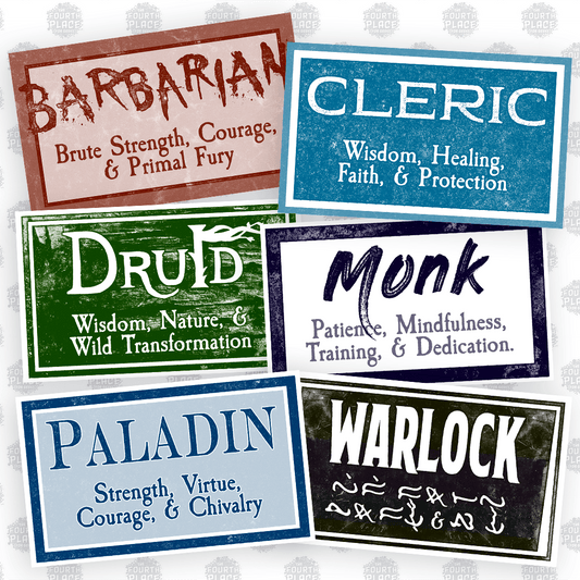 RPG Class Stickers (Vol. 2) The Fourth Place