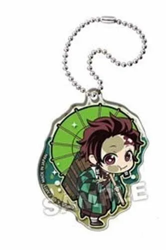 DEMON SLAYER PITA UMBRELLA TANJIRO ACRYLIC KEYCHAIN Anime Pop