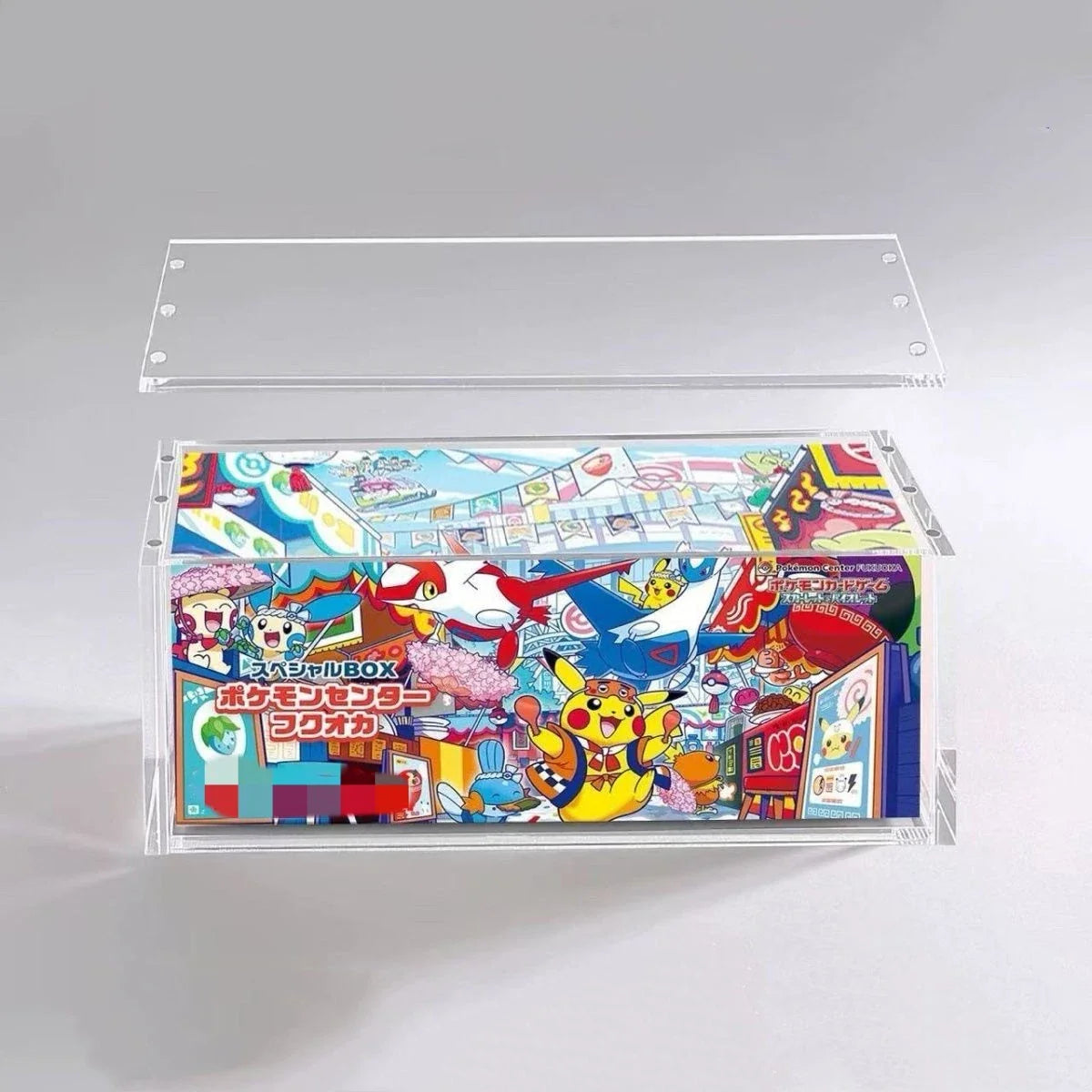 Premium Pokémon Center Japanese Special Box Protective Display Acrylic Case Version 2 Spoils and Loot