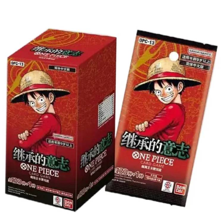 (S-Chinese) One Piece TCG: Carrying on His Will OPC-13 Booster Box Spoils and Loot