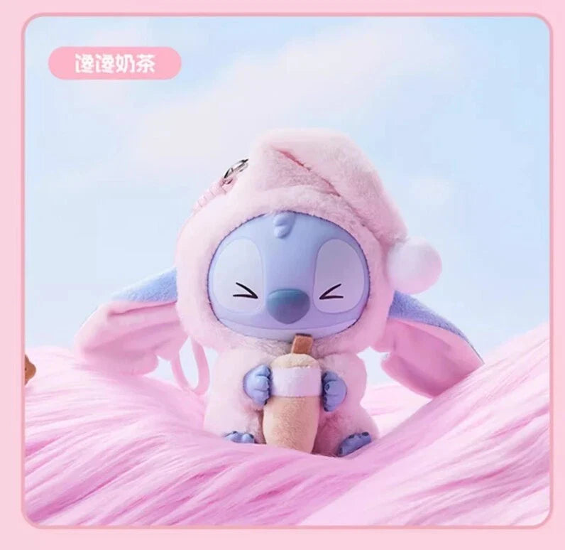[In Stock] MINISO Stitch Eat Something Before Sleep Plush Keychain Blind Box Ralphie's Funhouse