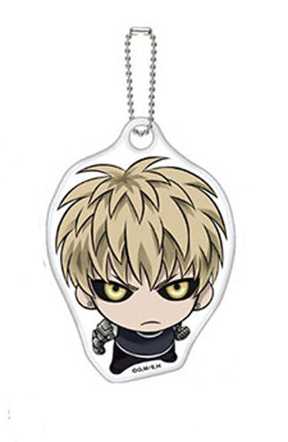 ONE PUNCH MAN MIAGETE RUBBER TRADING KEYCHAIN Anime Pop