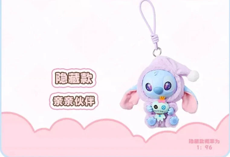 [In Stock] MINISO Stitch Eat Something Before Sleep Plush Keychain Blind Box Ralphie's Funhouse
