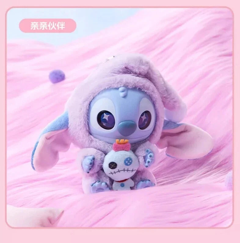 [In Stock] MINISO Stitch Eat Something Before Sleep Plush Keychain Blind Box Ralphie's Funhouse