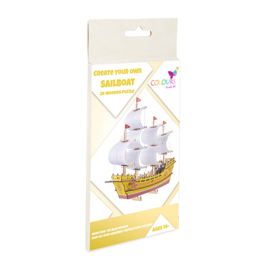 3d Sailboat Puzzle